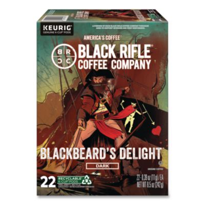 Black Rifle Coffee Company Blackbeard's Delight Coffee K-Cups, 22/Box (0430)