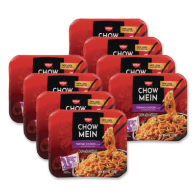 Nissin Chow Mein Teriyaki Chicken Noodles, 4 oz, 8/Carton (NIS08729)