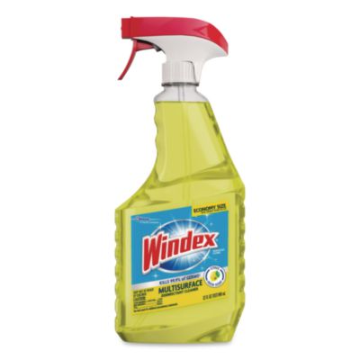 Windex Multi-Surface Disinfectant Cleaner, Citrus Scent, 32 oz Spray Bottle (682266)