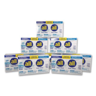 All Free Clear HE Liquid Laundry Detergent/Dryer Sheet Dual Vend Pack, 100/Carton (2979355)