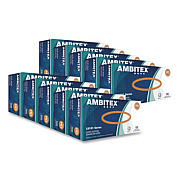 AMBITEX L5101 Series Powdered Latex Gloves, Medium, 4 mil Thick, 9" Long, Cream, 100/Box, 10 Boxes/Carton (LMD5101)