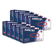 AMBITEX V5201 Series Powder-Free Vinyl Gloves, Small, 3 mil Thick, 9" Long, Clear, 100/Box, 10 Boxes/Carton (VSM5201)