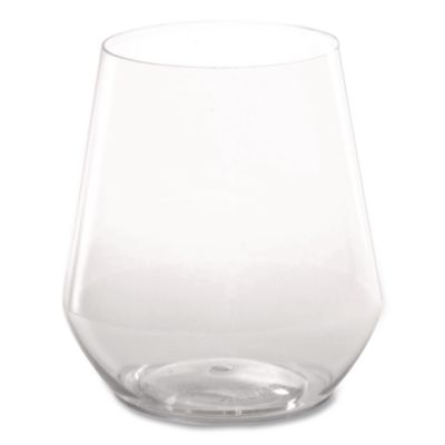 WNA Reserv Stemless Glassware, 12 oz, Clear, 16 Cups/Tray, 4 Trays/Carton (RESSGL12)