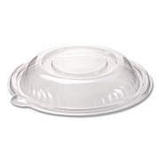 WNA CaterLine Pack 'n Serv Dome Lid, 7" dia x 1.5" h, Clear, Plastic, 50/Pack, 2 Packs/Carton (APB2432D7DM)