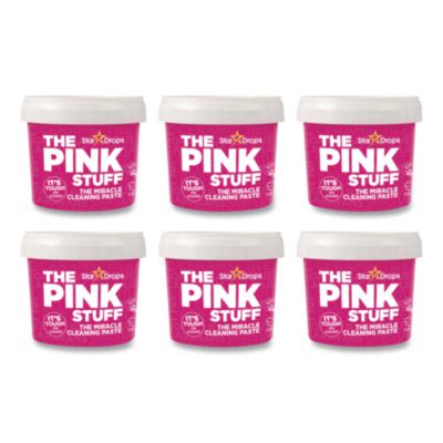 The Pink Stuff Miracle Cleaning Paste, Fruity Scent, 17.6 oz Jar, 6/Carton (823781CT)