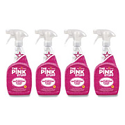 The Pink Stuff Miracle Bathroom Foam Cleaner, Fruity Scent, 25.4 oz Trigger Spray Bottle, 4/Carton (823787CT)