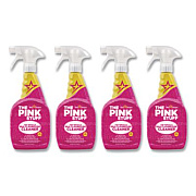The Pink Stuff Miracle Multi-Purpose Cleaner, Fruity Scent, 25.4 oz Trigger Spray Bottle, 4/Carton (823788CT)