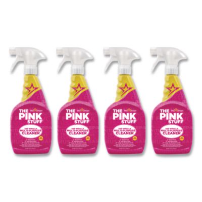 The Pink Stuff Miracle Multi-Purpose Cleaner, Fruity Scent, 25.4 oz Trigger Spray Bottle, 4/Carton (823788CT)