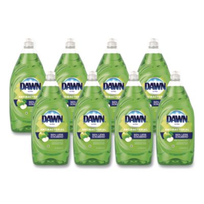 Dawn Ultra Antibacterial Dishwashing Liquid, Apple Blossom Scent, 38 oz Bottle, 8/Carton (01134)