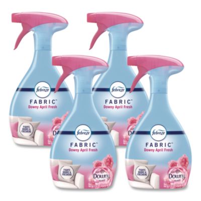 Febreze FABRIC Refresher/Odor Eliminator, Downy April Fresh, 23.6 oz Spray Bottle, 4/Carton (08903)