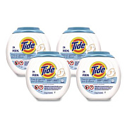 Tide PODS Laundry Detergent, Free and Gentle, HE Compatible, 56 oz Tub, 76 Pacs/Tub, 4 Tubs/Carton (09488CT)
