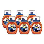 Tide Plus Bleach Alternative Liquid Laundry Detergent, HE Compatible, 16 Loads, Original Scent, 25 oz Bottle, 6/Carton (37373)