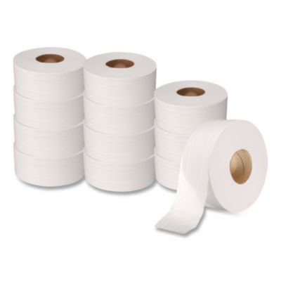 Marcal PRO ULTRA Jumbo Roll Tissue, Septic Safe, 2-Ply, 3.3" x 1,000 ft, White, 12 Rolls/Carton (NP5216)