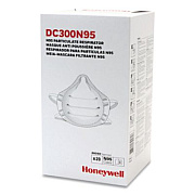 Honeywell ONE-Fit N95 Single-Use Molded-Cup Particulate Respirator, One Size Fits Most, White, 10/Pack (DC300N95)