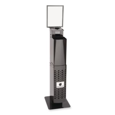 Sani Professional Pop-Up Floorstand, 12 x 14.5 x 51.5, Black (Q438FP)