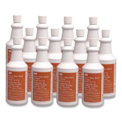 3M Heavy-Duty Bowl Cleaner, 32 oz Bottle, 12/Carton (34764)