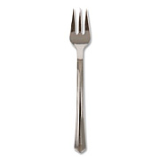 WNA Petite Tasting Fork, Polystyrene, Silver, 400/Carton (RFPFK4)