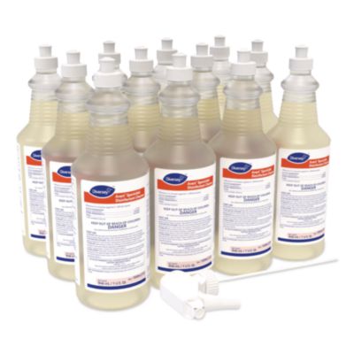 Diversey Avert Sporicidal Disinfectant Cleaner, 32 oz Spray Bottle, 12/Carton (100842725)
