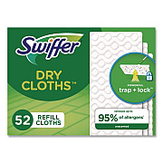 Dry Refill Cloths, 1-Ply, 10.4" x 8", White, 52/Pack (81216PK)