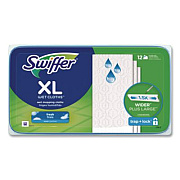 Swiffer Max/XL Wet Refill Cloths, 9 x 16.5, Fresh Scent, White, 12/Tub (74471)