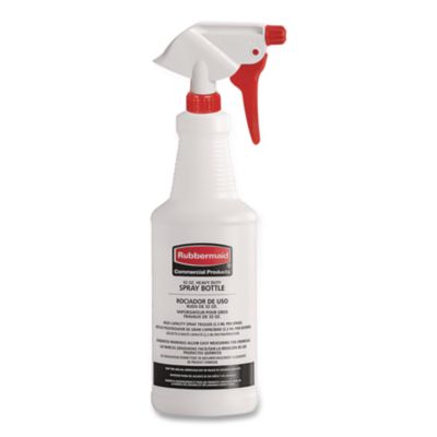 Rubbermaid Commercial Executive Series Heavy-Duty Spray Bottle, 32 oz, White (FG9C03060000)
