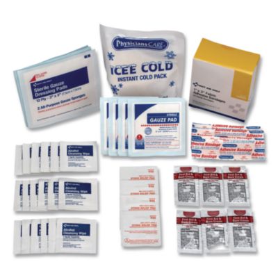 PhysiciansCare First Aid Kit Refill for 25 People, 96 Pieces (40001)