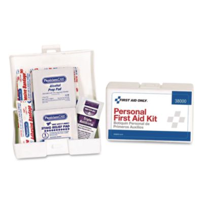 First Aid Only Personal First Aid Kit, 37 Pieces, Plastic Case (ACM38000)