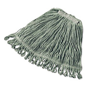 Rubbermaid Commercial Super Stitch Blend Mop, Green Headband, Cotton/Synthetic, Medium, Green (FGD25206GR00)