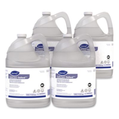 Diversey Soft Care Defend Antibacterial Handwash for IntelliCare Dispensers, Medicinal Scent, 1 gal, 4/Carton (100920027)