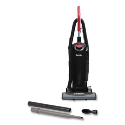 Sanitaire FORCE QuietClean Upright Vacuum SC5815D, 15" Cleaning Path, Black (SC5815E)
