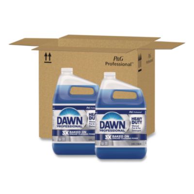 Dawn Professional Heavy-Duty Manual Pot/Pan Dish Detergent, Original Scent, 1 gal Bottle, 2/Carton (08838)