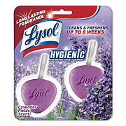 LYSOL Brand Hygienic Automatic Toilet Bowl Cleaner, Cotton Lilac, 2/Pack (83722)