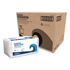 Boardwalk 1/4-Fold Lunch Napkins, 1-Ply, 12 x 12, White, 500/Pack (500NAPPK)