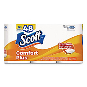 ComfortPlus Toilet Paper Mega Rolls, Septic Safe, 1-Ply, White, 310 Sheets, 12 Mega Rolls/Carton (57098)