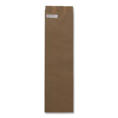 Ross & Wallace Paper Products Grocery Paper Bags, Merchandise Size, 35# Basis Weight, 4.5 x 2.5 x 16, Brown, 500/Bundle (20332500)