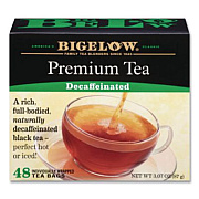 Bigelow Single Flavor Tea, Decaffeinated Black, 48 Bags/Box (00356)
