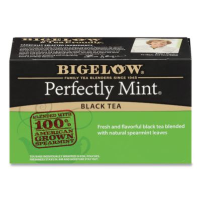 Bigelow Perfectly Mint Black Tea, 28/Box (10344)