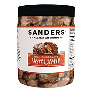 Sanders Small Batch Wonders Sea Salt Caramel Pecan Clusters, 16 oz Tub (MRY30971)