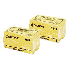 Chix Masslinn Dust Cloths, 24 x 24, Yellow, 50/Bag, 2 Bags/Carton (0911)
