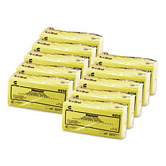 Chix Masslinn Dust Cloths, 1-Ply, 24 x 40, Unscented, Yellow, 25/Bag, 10 Bags/Carton (0214)