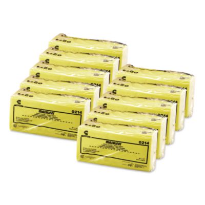 Chix Masslinn Dust Cloths, 1-Ply, 24 x 40, Unscented, Yellow, 25/Bag, 10 Bags/Carton (0214)