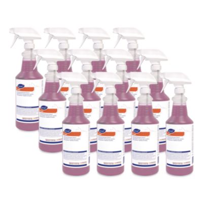 Diversey Foaming Acid Restroom Cleaner, Fresh Scent, 32 oz Spray Bottle, 12/Carton (95325322)