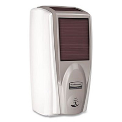 Rubbermaid Commercial AutoFoam with Lumecel Hand Soap Dispenser, 5.51 x 5.51 x 11.22, White/Gray Pearl (1980828)