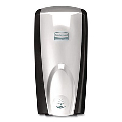 Rubbermaid Commercial AutoFoam Touch-Free Dispenser, 1,100 mL, 5.2 x 5.25 x 10.9, Black/Chrome (750411)
