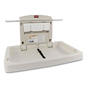Rubbermaid Commercial Sturdy Station 2 Baby Changing Table, 33.5 x 21.5, Platinum (781888)