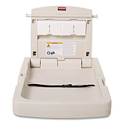 Rubbermaid Commercial Baby Changing Station Vertical, 34.1 x 23, Light Platinum (FG781988LPLA)