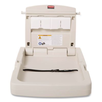 Rubbermaid Commercial Baby Changing Station Vertical, 34.1 x 23, Light Platinum (FG781988LPLA)