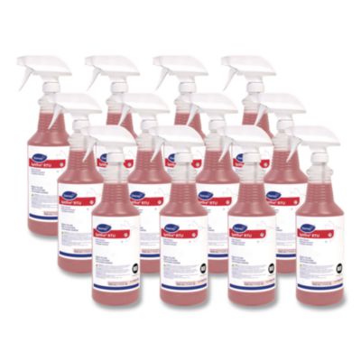 Diversey Spitfire Power Cleaner, Liquid, Fresh Pine Scent, 32 oz Spray Bottle, 12/Carton (95891789)