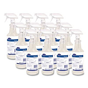 Diversey Virex TB Disinfectant Cleaner, Lemon Scent, Liquid, 32 oz Bottle, 12/Carton (04743)