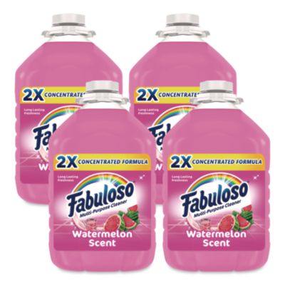 Fabuloso Multi-Use Cleaner, Watermelon Scent, 128 oz Bottle, 4/Carton (61051023CT)